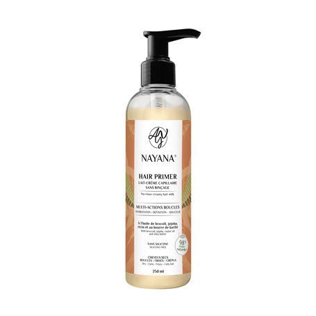 Latte crema per capelli senza risciacquo per capelli Nayana - 1