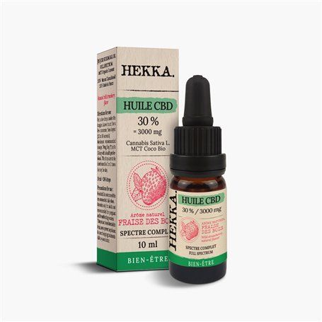 CBD Sublingual Oil - Natural Wild Strawberry Flavor Hekka - 1