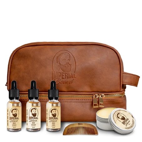 Kit de ulei și ceară pentru barbă și mustață Imperial Beard - 1