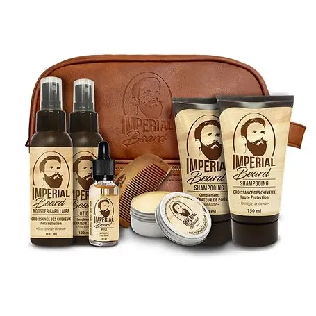 Trousse Accélérateur de Pousse pour Barbe et Moustache Imperial Beard - 1