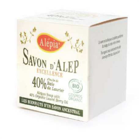 Jabón Excellence Alepo 40% Aceite de Laurel Bay Alepia - 1