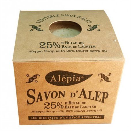 Aleppo Tradition Tvål 25% Bay Laurel Oil Alepia - 1
