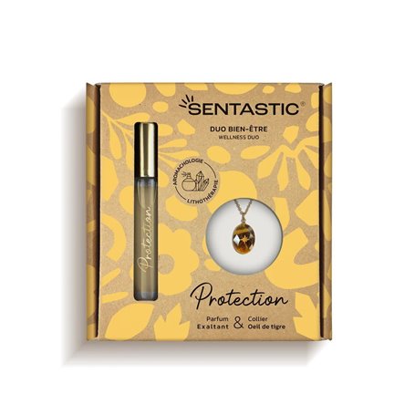 Sentastic Eau de Parfum and Natural Stone Well-Being Duo - Protection Set Institut Claude Bell - 1