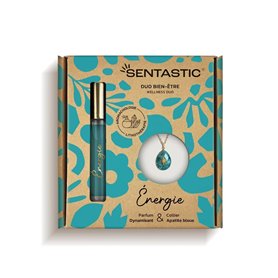 Duo Bien-Etre Eau de Parfum et Pierre Naturelle Sentastic - Coffret Energie Institut Claude Bell - 1