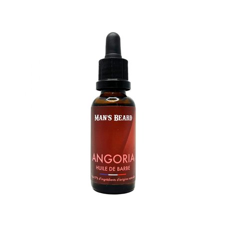 Scented Beard Oil - Amber Leather Scent Man's Beard - 1