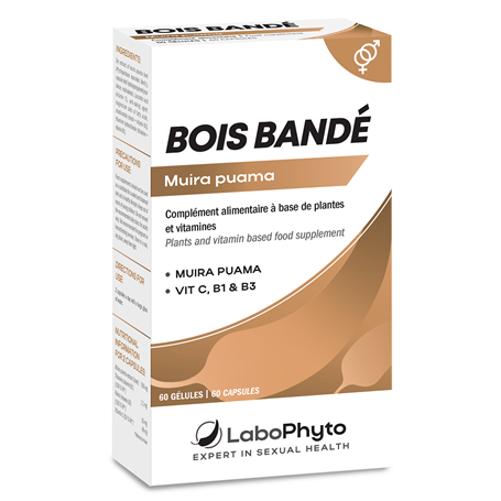 Bois Bandé Muira Puama Homme et Femme 60 Labophyto - 1