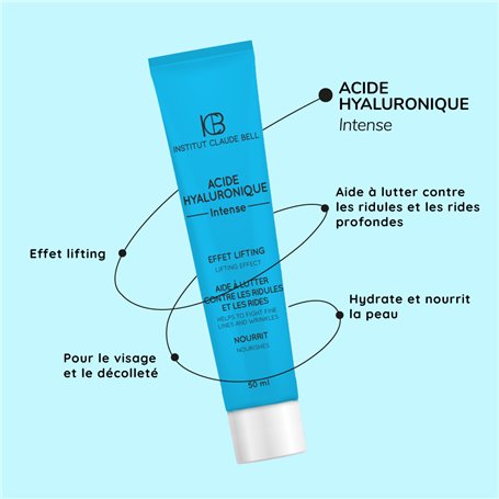 Acide Hyaluronique Intense Crème 50 ml Institut Claude Bell - 4