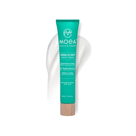 Crema Viso Notte Correttiva all'Acido Ialuronico 50 ml Moea - 1