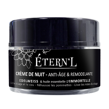 ETERN'L, Crema Notte Anti-Età Rimodellante per Viso e Collo, 50 ml Etern'l - 1
