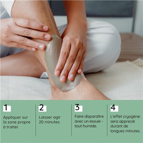 Cryo'Argile Professionnel Onguent à Froid Actif Muscles Articulations Institut Claude Bell - 9