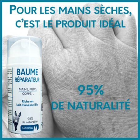 Baume Réparateur au Lait d'Anesse - 75 ml - 30 % Naturane - 1