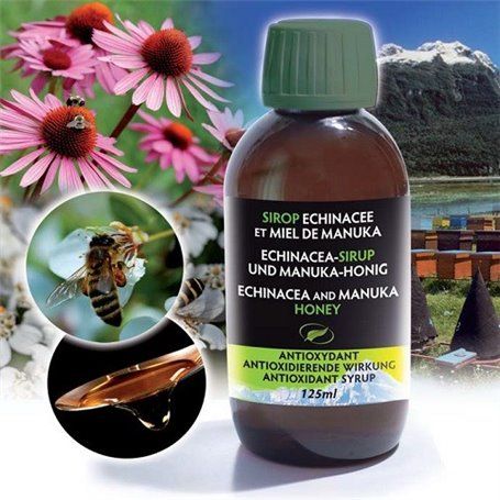 Sirop Echinacee et  Manuka Echinacea syrup and Manuka honey