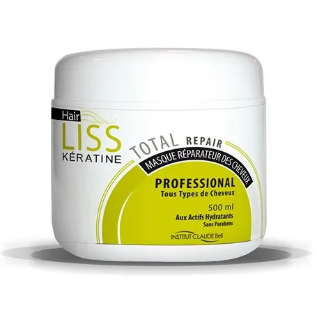 Hairliss Kératine Professionnel Masque Réparateur à la Kératine Institut Claude Bell - 1