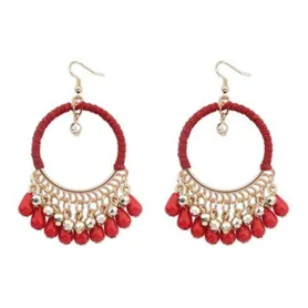 Boucles d'Oreilles Fantaisie Jing Ling - 1