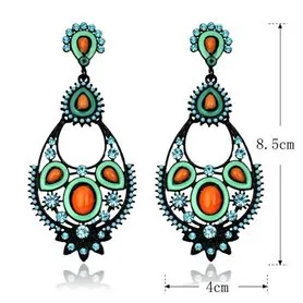 Boucles d'Oreilles Fantaisie Jing Ling - 1