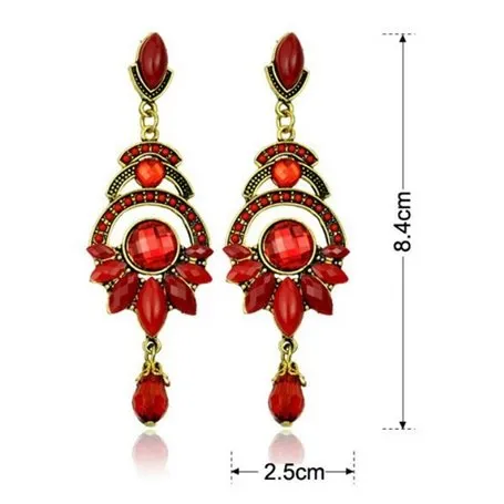 Boucles d'Oreilles Fantaisie Jing Ling - 1