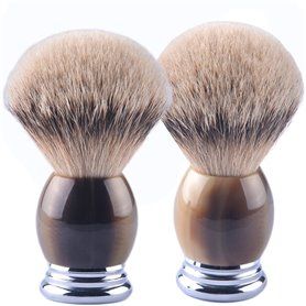 Shaving Brush Ocre CZM Cosmetics - 1