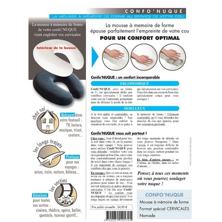 ConfoNuque Cale Nuque à Mémoire de Forme Ineldea - 2