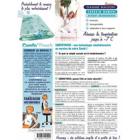 ConfoFresh Coussin Rafraichissant Ineldea - 3