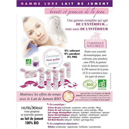 Lait Démaquillant BIO au Lait de Jument Ineldea - 2