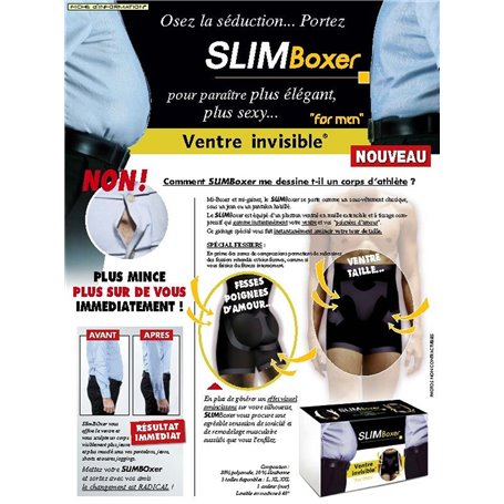 SlimBoxer For Men Textile Intelligent Minceur Boxer Ineldea - 2