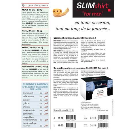 SlimShirt For Men Textile Intelligent Minceur Débardeur Ineldea - 4