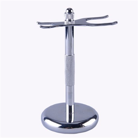 Shaving Stand for Brushes and Safety Razors with Decorative Knurling CZM Cosmetics - 5