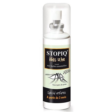 Stopiq Kids with 12 Essential Oils Ecological Insect Repellent Spray for Children Nutriexpert - 1