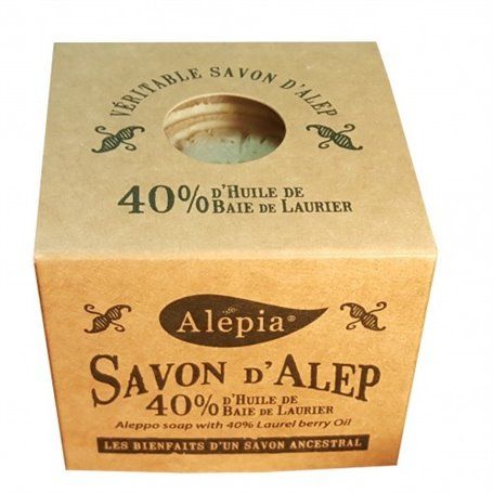 Aleppo Tradition Soap 40% Bay Laurel Oil Alepia - 1