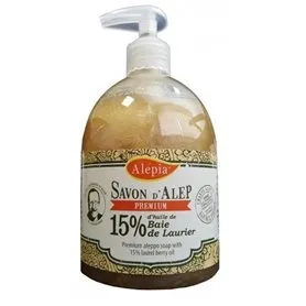 Savon d'Alep Liquide Premium 15% Laurier Alepia - 1