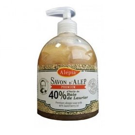 Sapone Aleppo liquido premium 40% alloro Alepia - 1