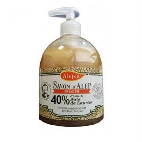 Premium Organik Sıvı Halep Sabunu %40 Defne Yağı Alepia - 1