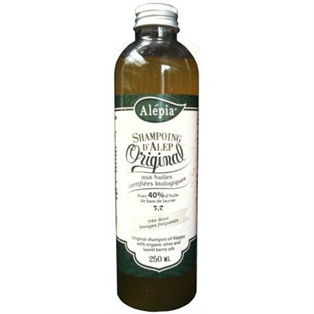 Organic Aleppo Shampoo No-poo Original 40% Laurel Bay Oil Alepia - 1