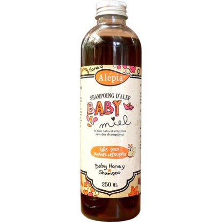 Organic Aleppo Shampoo No-poo with Honey Babymiel Alepia - 1
