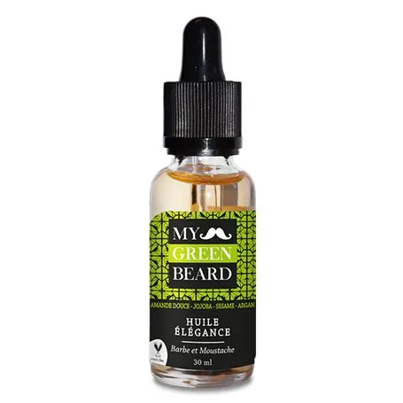 Huile Elégance pour Barbe et Moustache My Green Beard - 1