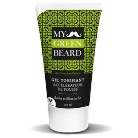 Tonizujący żel przyspieszający brodę i wąsy My Green Beard - 1