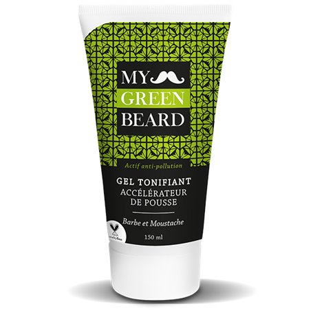 Gel tonificante para el crecimiento del crecimiento de la barba My Green Beard - 1