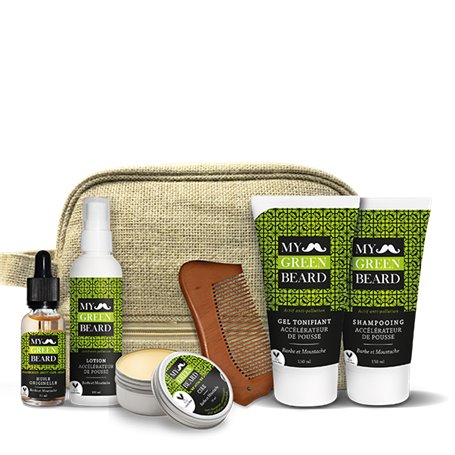 Beard Growth Accelerator Kit My Green Beard - 1