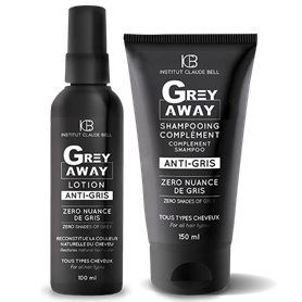 GREY.AWAY.L.SH.NEW Loção e Shampoo Away Away Zero Nuance de Gris