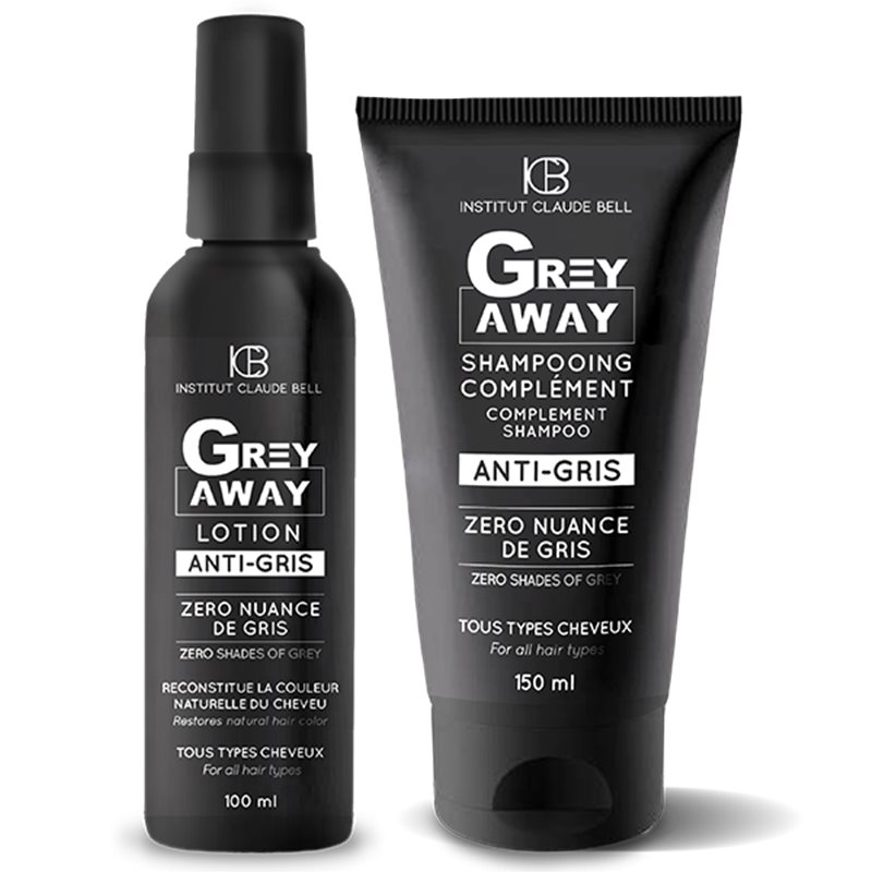 GREY.AWAY.L.SH.NEW Gray Away Lotion and Shampoo Zero Nuance de Gris