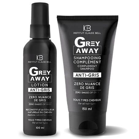 GREY.AWAY.L.SH.NEW Grey Away Lotion et Shampoing Zero Nuance de Gris