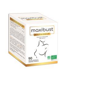 Maxibust Beauty & Push-Up Organic Capsules Volym och fasthet tonar bysten Institut Claude Bell - 1