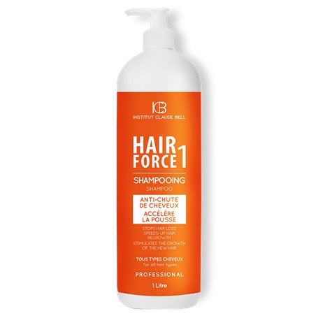 Hair Force One Professional Shampoo tegen haaruitval New Institut Claude Bell - 1