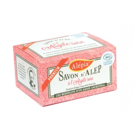 Savon d'Alep Premium à l'Argile Rose Alepia - 3