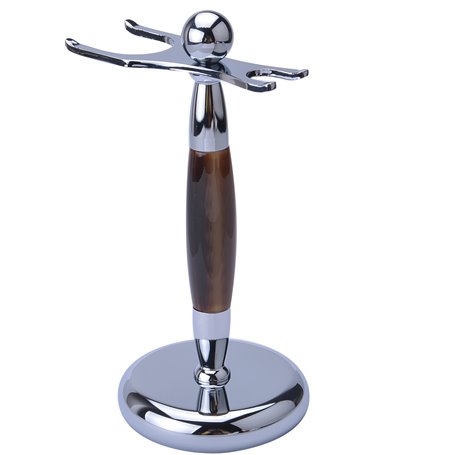 Shaving Stand for Brushes and Safety Razors with Decorative Knurling CZM Cosmetics - 1