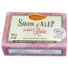 Savon d'Alep Prestige Naturel à la Rose Alepia - 1