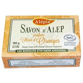 Aleppo Prestige Naturalne mydło z kwiatem pomarańczy Alepia - 1