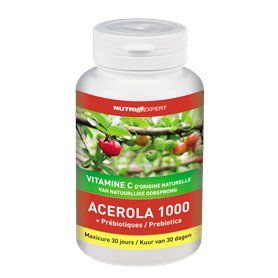 Acerola1000 Acerola 1000 Vitamina C de origen natural + Prebióticos