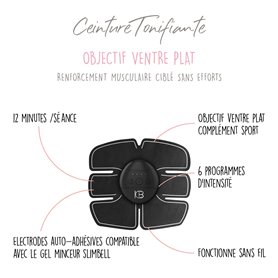 Ceinture Tonifiante – Objectif Ventre Plat Institut Claude Bell - 1