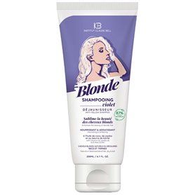 Blond voedende en verzachtende violet ontgelende shampoo Institut Claude Bell - 1